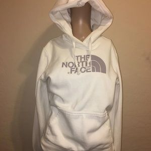 White North Face hoodie